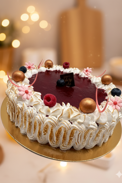 rode vruchten ijstaart