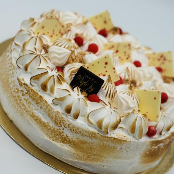 vanille meringue ijstaart